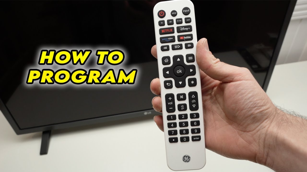 How to Program The GE Rechargeable TV Remote Control How to Program The GE Rechargeable TV Remote Control