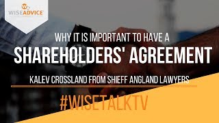 Why it is important to have a shareholders' agreement