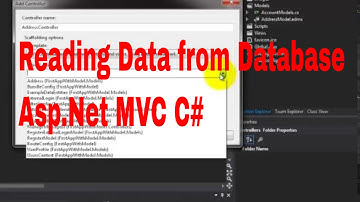 Reading Data from Database Asp.Net MVC C#