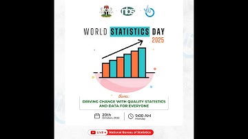 WORLD STATISTICS DAY 2025 (LIVE): Driving Change with Quality Data