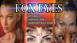 🦊FOX EYES subliminal | upturned lifted eyes (432Hz) 