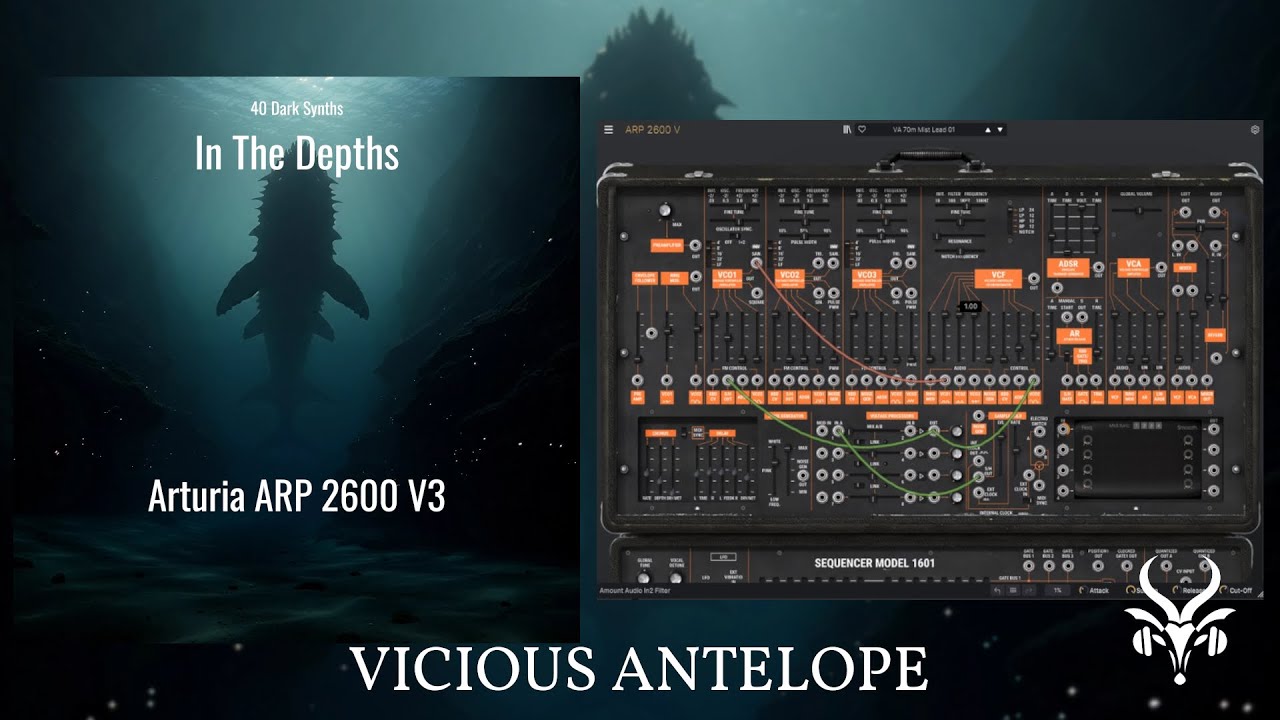 In The Depths Synth Presets by Vicious Antelope | Arturia ARP 2600