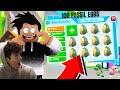 OPENING 100 FOSSIL EGGS got me THIS MANY Legendary Dinosaurs!!! (Roblox Adopt Me)