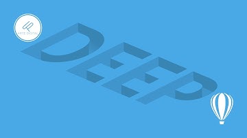 EFEITO profundidade no CorelDRAW - Transforme seus textos simples em artes INCRÍVEIS