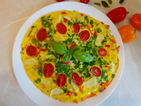 Фриттата. Итальянский омлет. Очень вкусно.