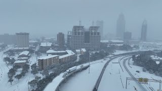 Frigid winter storm brings rare snow and ice to S U.S.