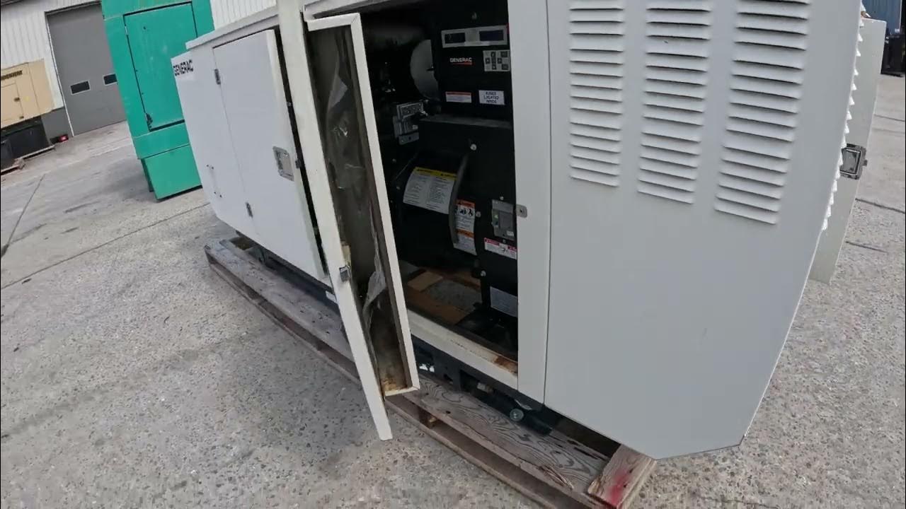 60kw Generac Generator NGLP used generator US Alternator YouTube