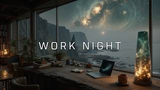 Deep Work Music - Dark Ambient Focus for Coding and Productivity & Mersomind Late Night Flow