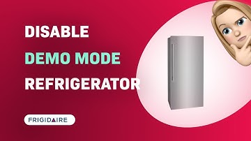 How to Disable Demo Mode on Frigidaire FPRU19F8WF Refrigerator