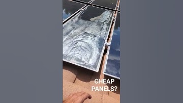 Cracked Solar Panels