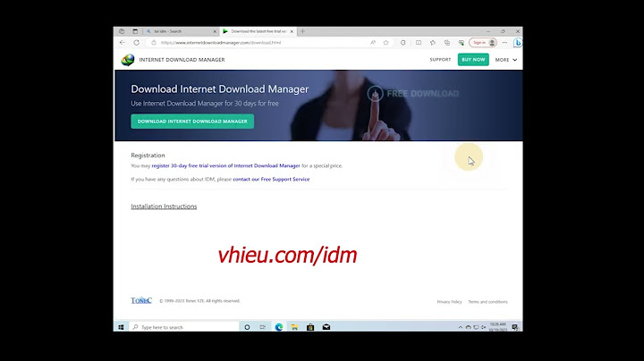 Hướng dẫn cài đặt internet download 6.28 cho máy tính