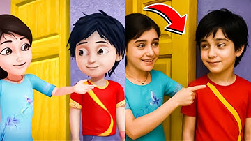 Shiva Cartoon Characters in Real Life😃 [Part - 4]