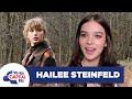 Hailee steinfeld finds out taylor swifts evermore is based on her character   capital