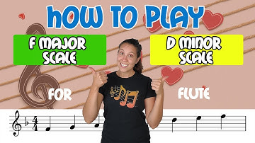 How To Play F Major & d minor Scales On Flute | Musician