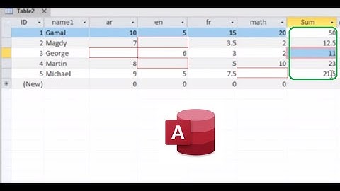 How to create calculated field in ms access database to sum fields contains null values🔥