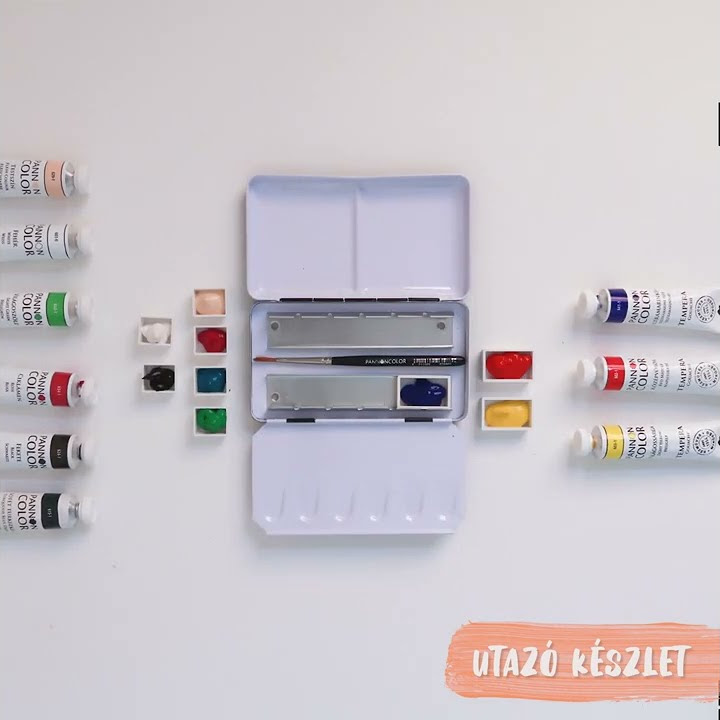 How To Build Your Gouache Travel Set by Pannoncolor // Hogyan állítsd