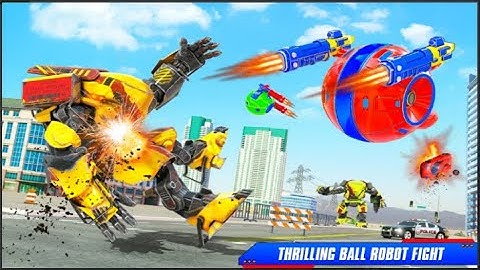 Flying Helicopter Car Ball Transform - Robot Games: Android Games