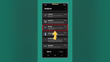 Make navigation bar smaller on Samsung | good lock navstar #shorts