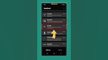 Make navigation bar smaller on Samsung | good lock navstar #shorts