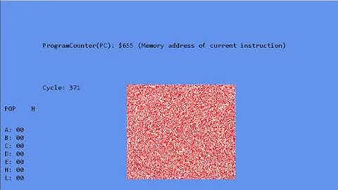 Emulator 8080 alpha version Video Buffer