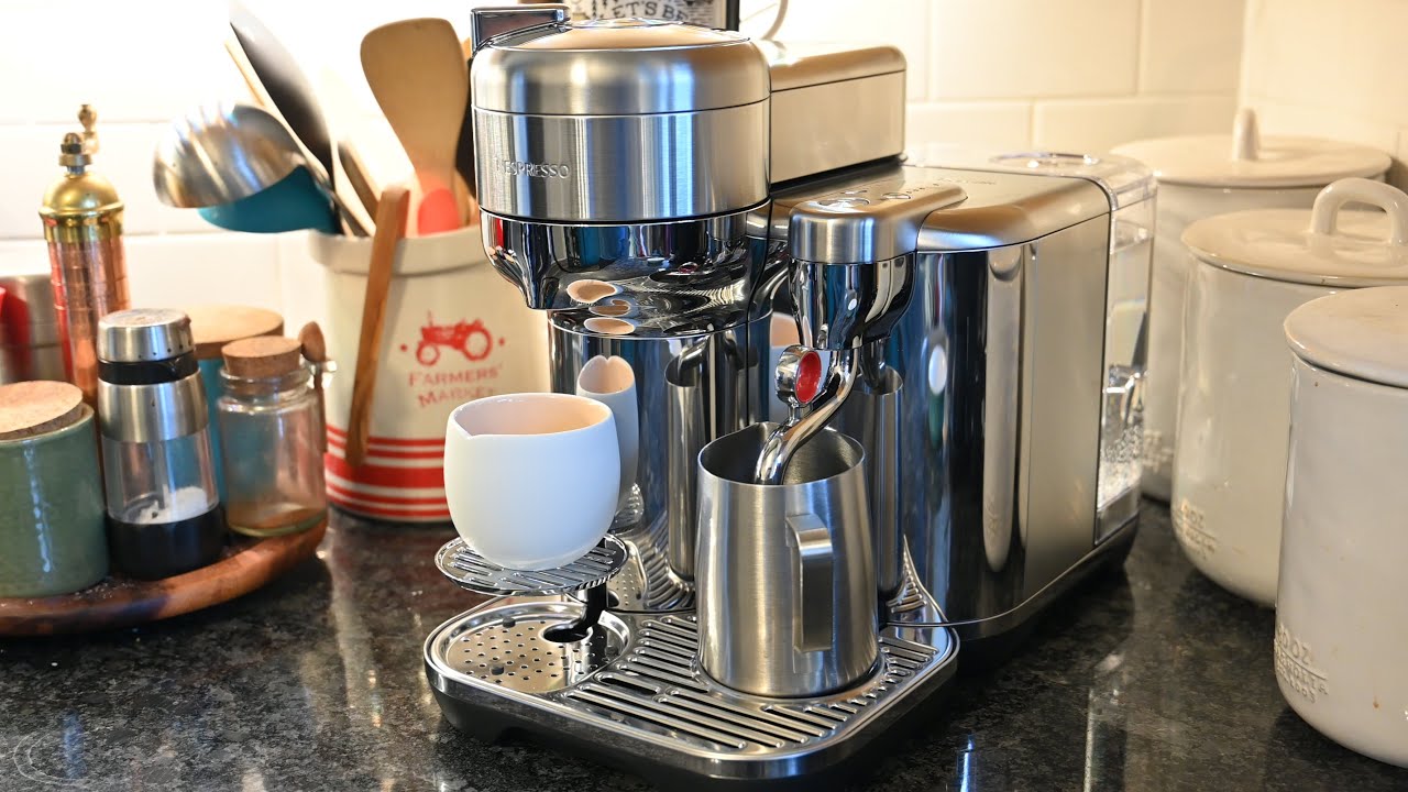 Nespresso by Breville VertuoLine Chrome Coffee and Espresso Machine Maker +  Reviews