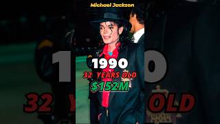 Michael Jackson Net Worth Over the Years.👑💰#michaeljackson  #networth