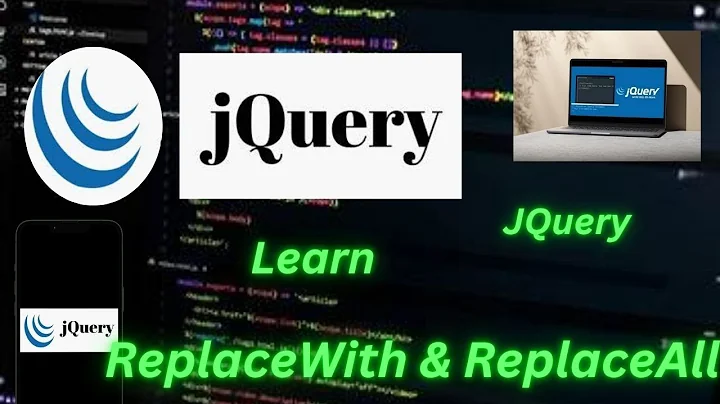 JQuery replaceWith & replaceAll Method