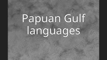 Papuan Gulf languages