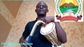 Ekiti State Anthem On The Talking Drum
