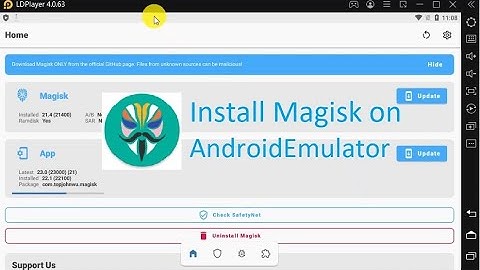 How to install Magisk on Android Emulator