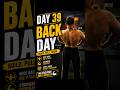 Day 39 Back Workout 🏋️♂️🔥 | Build V Shape Back 💪 | Gym Motivation #backworkout #workoutcomplete