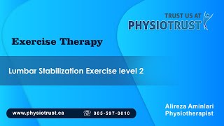 NO 34 / Lumbar Stabilization Exercise level 2
