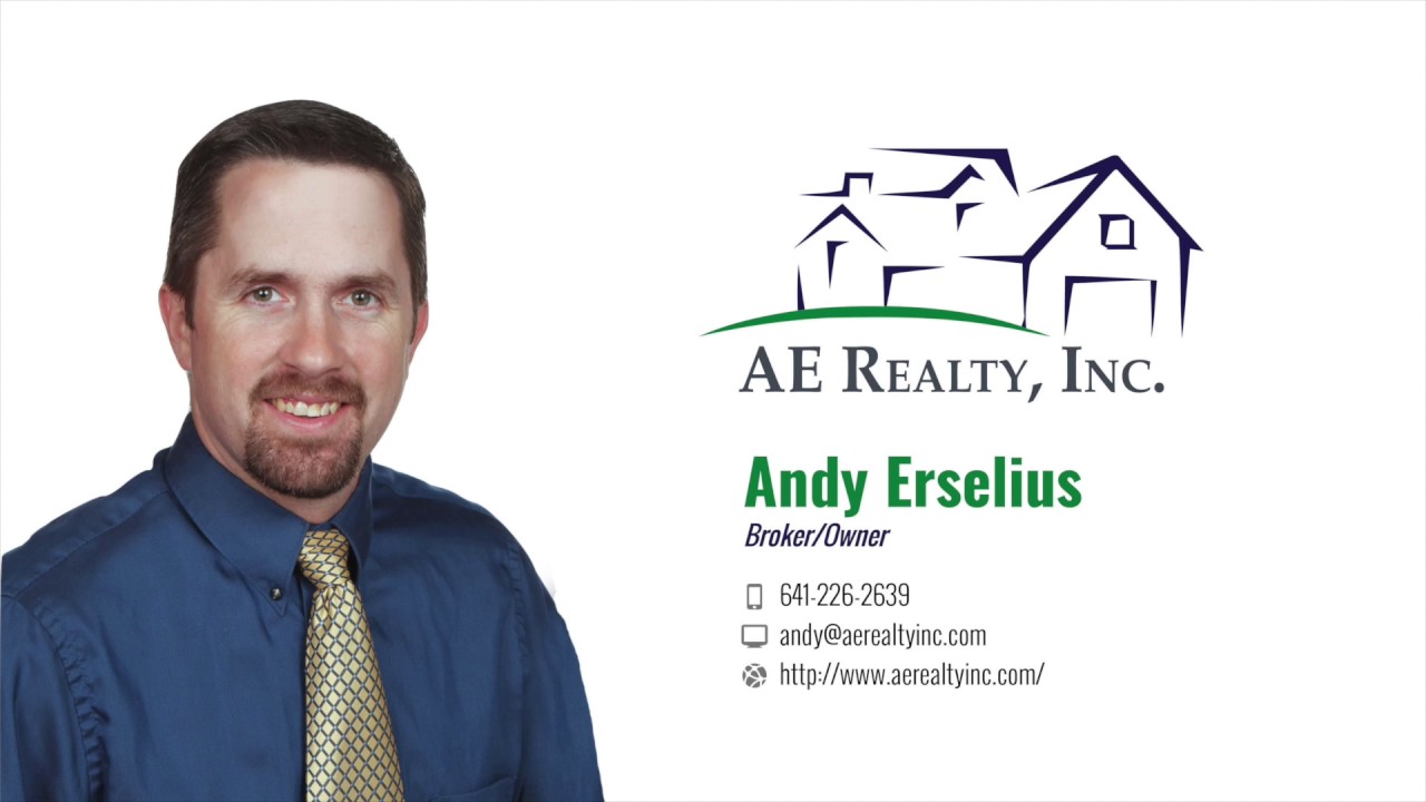 1529 Main Street, Grinnell, IA AE Realty, Inc., Andy Erselius, Broker YouTube