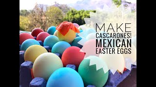 Make Cascarones or Traditional Mexican Easter Eggs with Ana, Agus, and Ale.  Episode 10