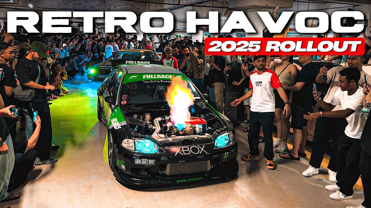 Retro Havoc 2025: The Most Chaotic Roll Out Party Yet! Toxic Fumes from Asia's CRAZIEST Builds