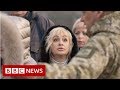 The killer queues of Ukraine - BBC News