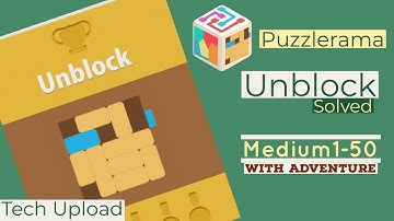 Unblock Medium (Solved Level 1-50) | Puzzlerama