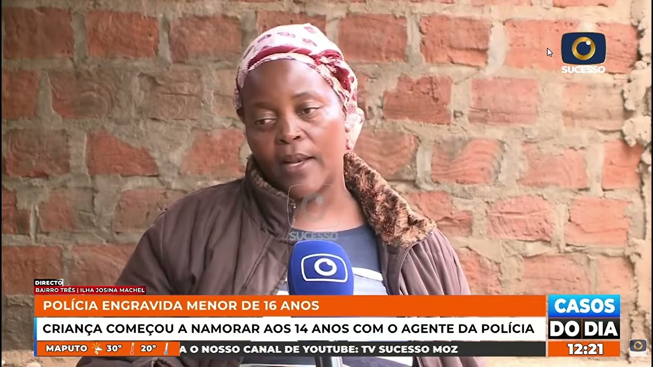 MÃE DA MENOR DE 16 ANOS ENGRAVIDADA POR AGENTE DA PRM FALA EM EXCLUSIVO À TV SUCESSO