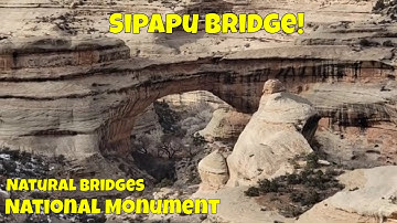 Sipapu Bridge in Natural Bridges National Monument in Utah