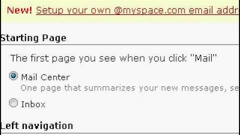 How to change Myspace