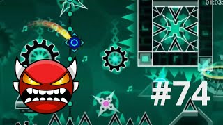 Windy Landscape 63% [#74] (Insane Demon) LivingHellGD | Geometry Dash 2.2