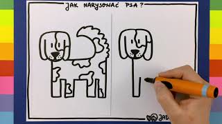 Jak narysować PIESKA🐕? - Rysunkowe ABC 🎨/ TVP ABC