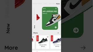 Celebrity Flutter Shop. Nike sneaker store app Net Worth