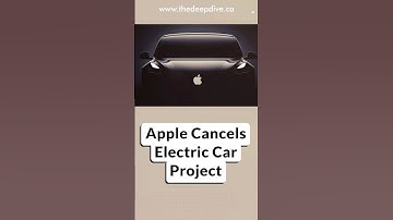 Apple Cancels Electric Car Project #EV #appl #electricvehicle #AI #artificialintelligence