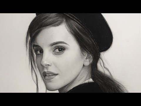 portrait-drawing-in-charcoal-and-graphite,-realistic-pencil-drawing