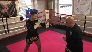 Muay Boran Technical Sparring -Arjarn Jayson Brooks And Ahmed 2