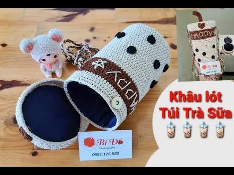 Bài 224: Cách khâu lót cho túi Trà Sữa và một số lưu ý bổ sung  - Bí Đỏ Handmade Shop