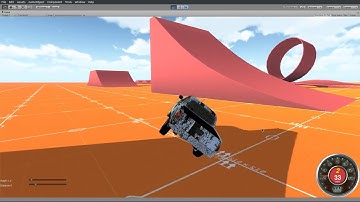 Moving platform test and driving on 2 wheels trick