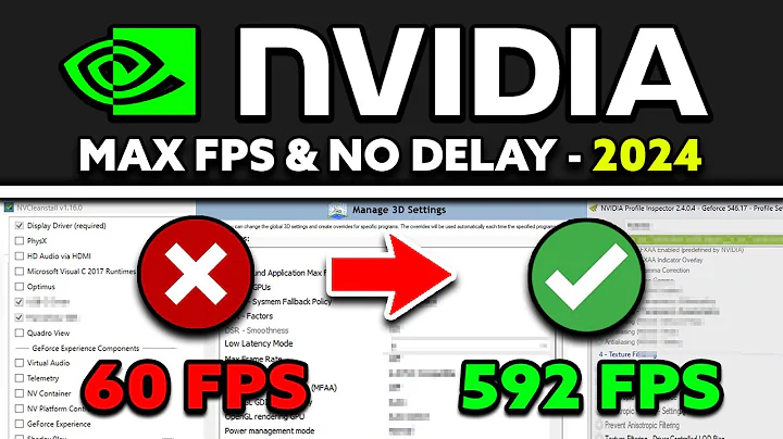 BEST NVIDIA Control Panel Settings For GAMING! (UPDATED 2024)