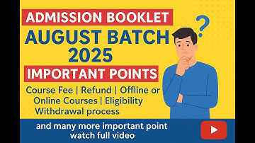 🎓 CDAC CCAT Admission Booklet | August Batch 2025 | Refund | Eligibility |Course Options | Fee🎓